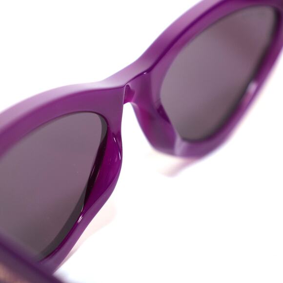Jimmy Choo ADDY Narrow Cat Eye Womens Sunglasses - Violet / Violet - NWT - Picture 11 of 12